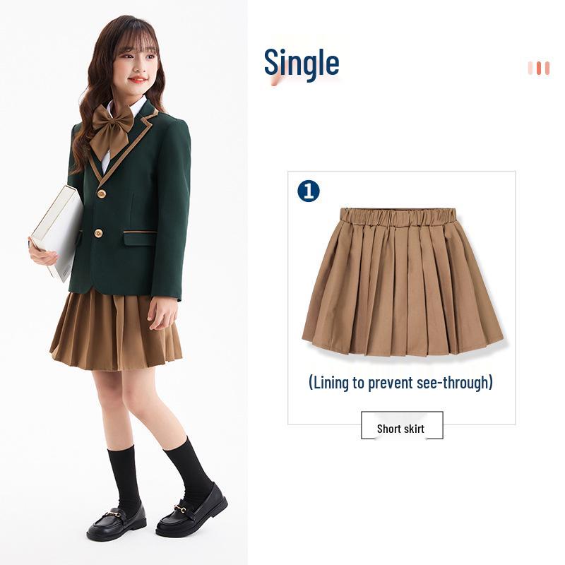 British Style Autumn/Winter School Uniform Set for Boys and Girls