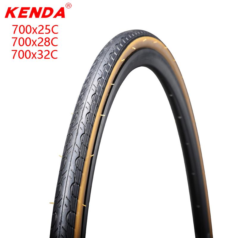KENDA bicycle tire 700C 700x25C/28C/32C/35C/38c/40c road bike tires ultralight low resistance yellow side Selection Standard