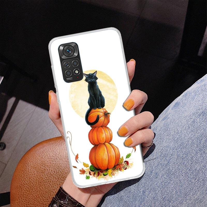 

Pumpkin Happy Fall Autumn Phone Case For Xiaomi Redmi Note 15 14 13 12S 12 11 Pro Plus 14S 11S 11E 10 10S 11T 5G Personalized Co Redmi Note 12 4G