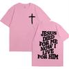 T-shirt da donna con stampa di lettere "Living Proof of A Loving God" Abbigliamento cristiano ispiratore Manica O-collo Vestiti estetici