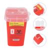Blades Disposal Case Plastic Waste Blade Syringe Needles Trash Storage Box