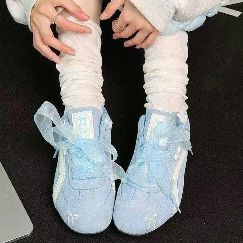 

Женские новые летние кроссовки мятно-зеленого цвета с круглым носком, универсальные повседневные спортивные туфли на плоской подошве 35