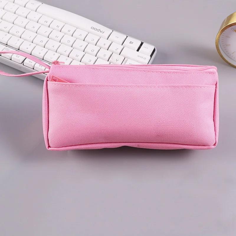 New Portable Stationery Pen and Pencil Case Multi-capacity Cosmetic Travel Organizer Simple Pen Case Suitable for School Office