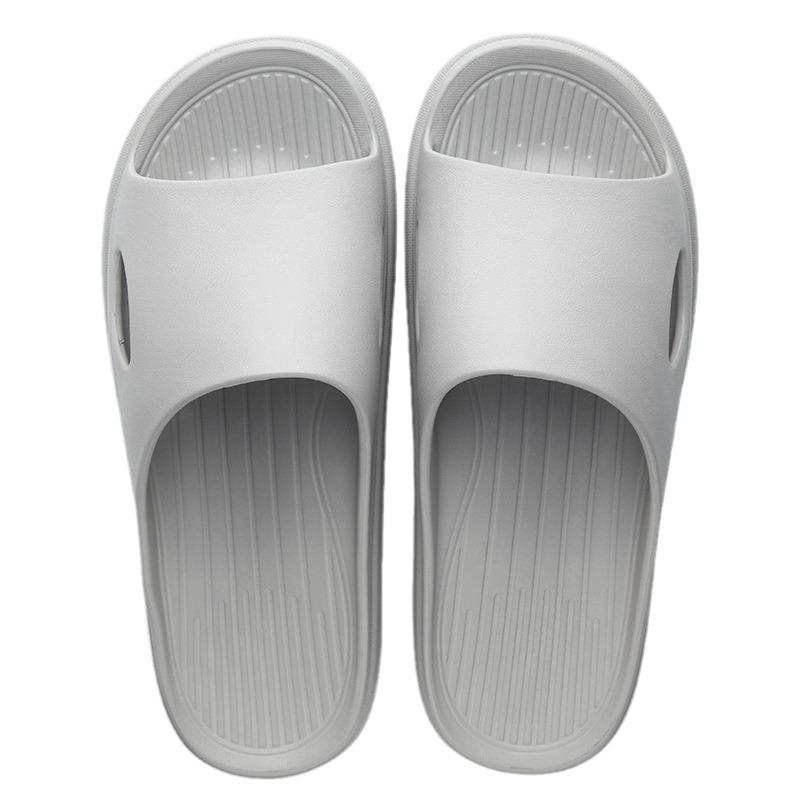 Summer Slippers for Men Women Summer Soft Indoor Non-slip Comfortable Home Slides Flat Sandals Beach Slippers Couple Flip Flops