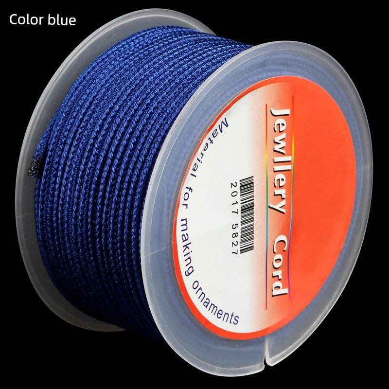 

Плетеная нить Подвеска из нефрита Жуи Нить безопасности Color blue