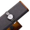 Oirlv Watch Stand, SM08702, Luxury and Stylish Wooden Watch Stand for 2-4 Watches (Dark Gray)