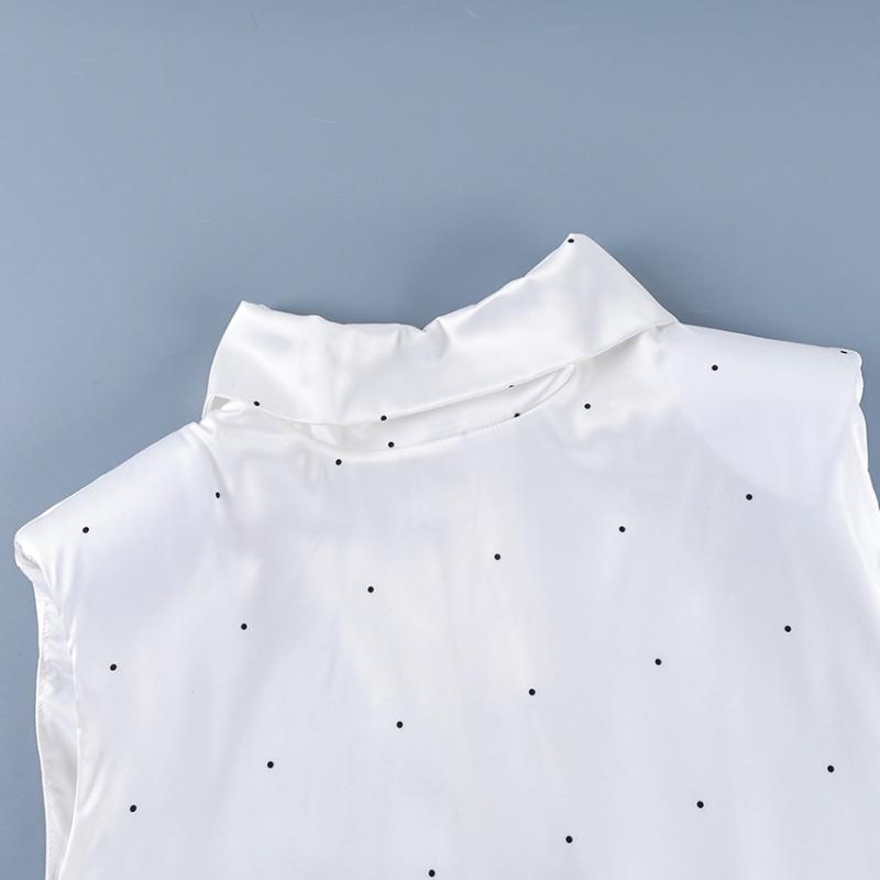 Women S Polka Dot Vest Elegant Casual Summer Top