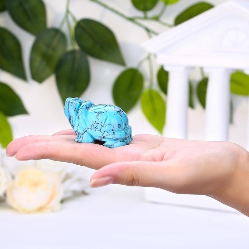 Turtles Crystal Decors,Healings Crystal Turtles Figurines Gemstones Lucky Stone Animal Sculptures Ornament Home Decors