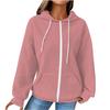 Women S Casual Long Sleeve Hooded Open Front Sweatshirt