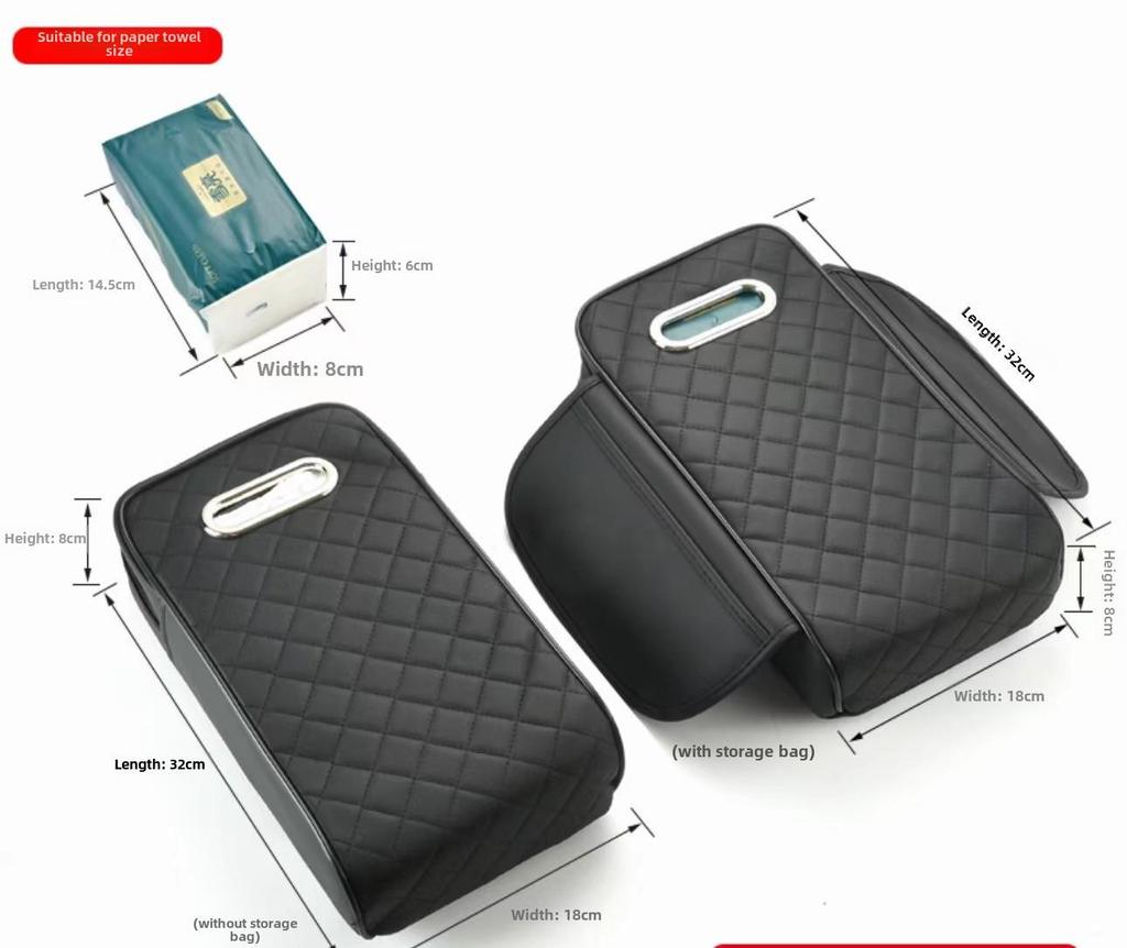 GM Auto Mittelarmlehnenpolster mit Taschentuchaufbewahrung