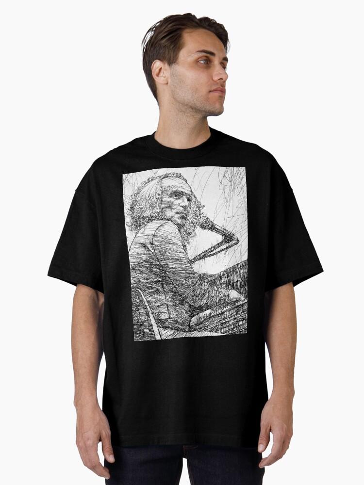 Léo Ferré LEO FERRè ink portrait .1 Oversized T-Shirt