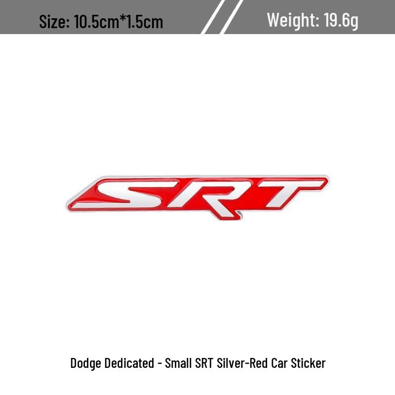 Dodge CHALLENGER Journey SRT Grille and Rear Emblem Metal Decorative Sticker