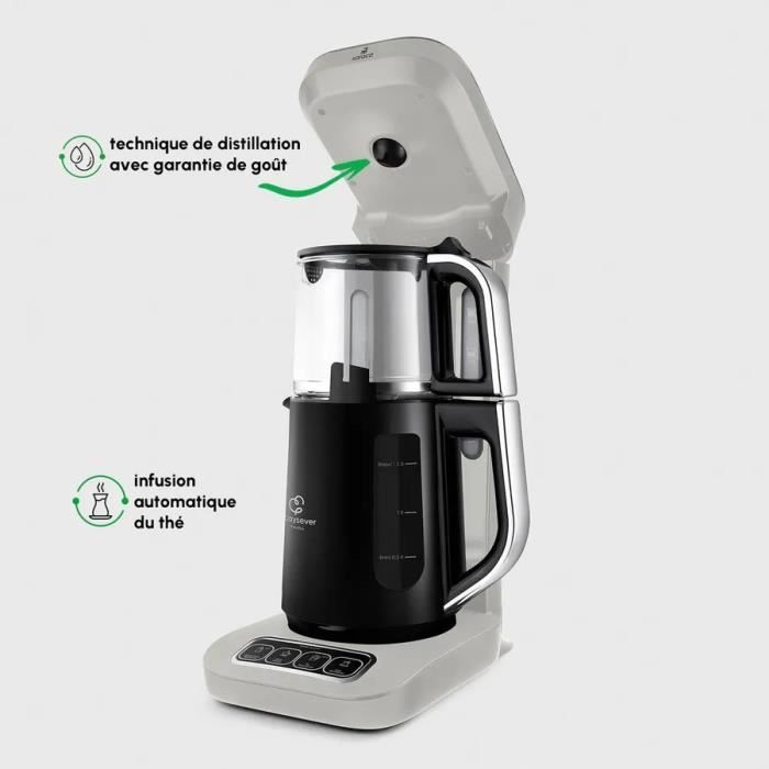 Teekanne/Wasserkocher - Karaca - Çaysever Robotea Pro - 2,3 Liter - 2500 Watt - Weiß