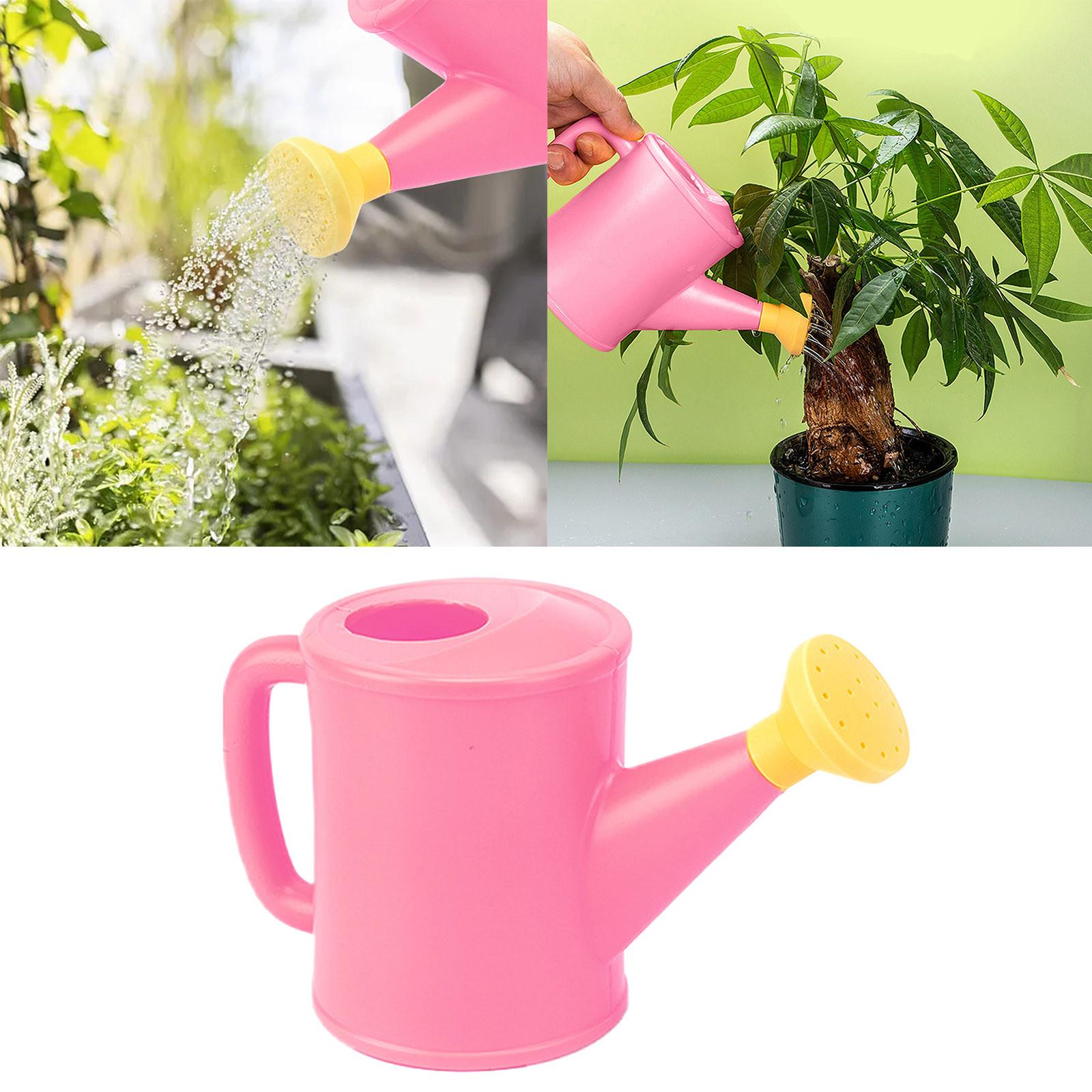 Лейка Садовая Лейка с Желтой Насадкой-Распылителем Длинный Носик для Растений Горшок Фермерский Парник Цветок Задний Двор белый