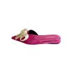 Fashion Flat Sandals Spring New Pointed Head Shallow Mouth Bead Butterfly Knot Soft Sole Anti-slip Wear-resistant Slippers
