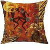 African-Patterned Pillowcases: Vivid Artistic Designs Of Women And Landscapes Sofa Cushion Cover Home Room Decoration