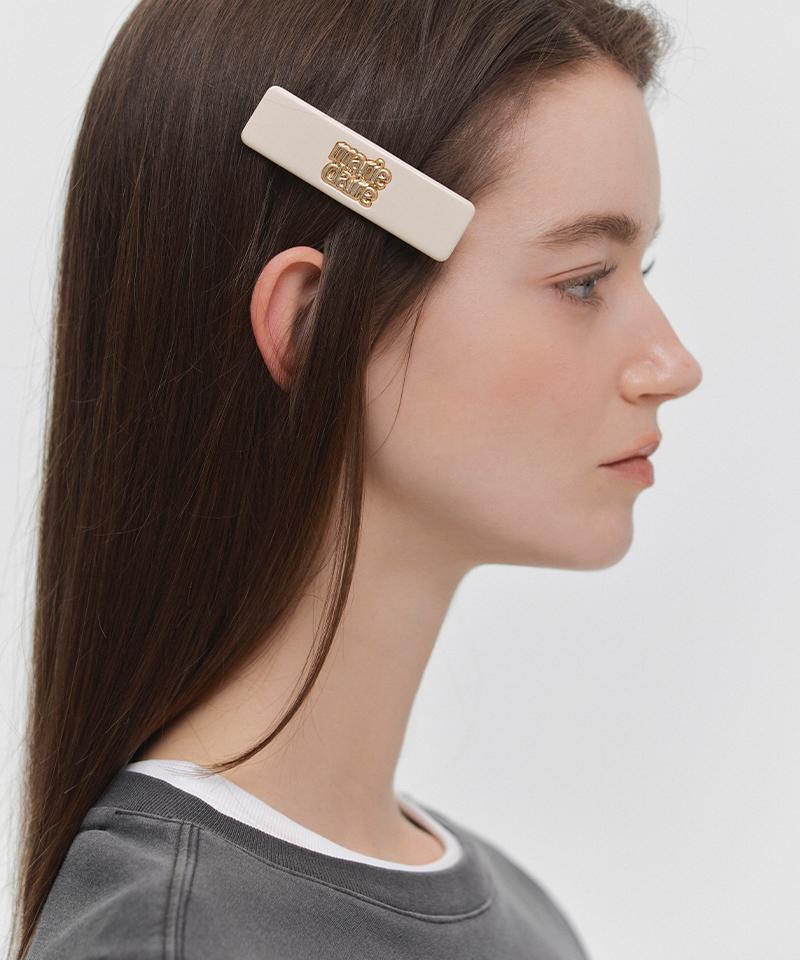 Marie Claire Basic Logo Square Hairpin (Magaac07Miv)