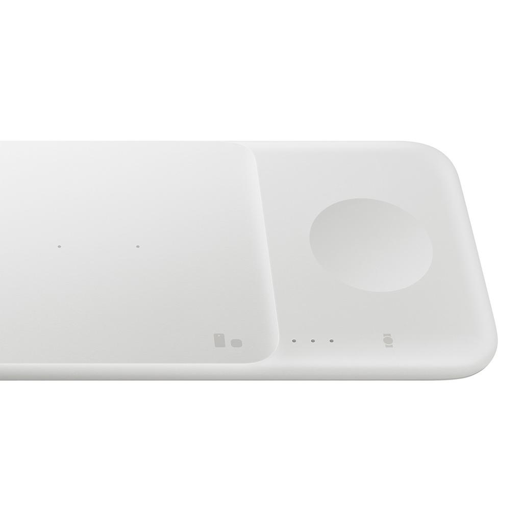 3-in-1 Samsung Trio Inductive Wall Charger for Galaxy Watch Buds, White