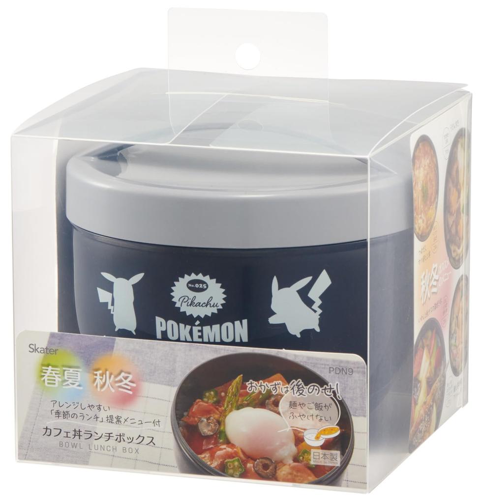 Skater Bento Donburi Made in Pokemon Box, Style, 840ml, Japan, Design, PDN9-A