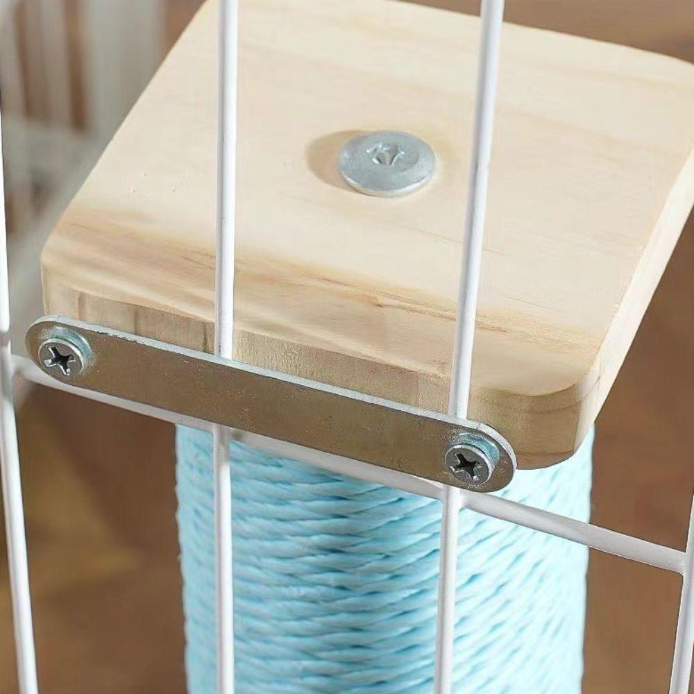 Non-Debris Cat Scratching Column Wear-resistant Cat Scratching Post  for Cat Cage