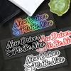 1pc Original New Driver Pls Be Nice Motorcycle Sticker for Motorcycle Tailbox Fairing Car Window Scooter Waterproof Vinyl Decals