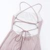 Fall Short Dress Fashion Style Sexy Slim-fit Sparkly Halter Strap Slip Dress