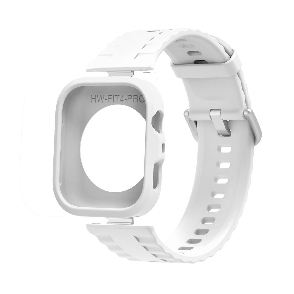 TPU Case+ Silicon Strap For Huawei Watch Fit 4 /Fit4 Pro Protector Cover Bumper Shell Watch Case Wristband Replacement