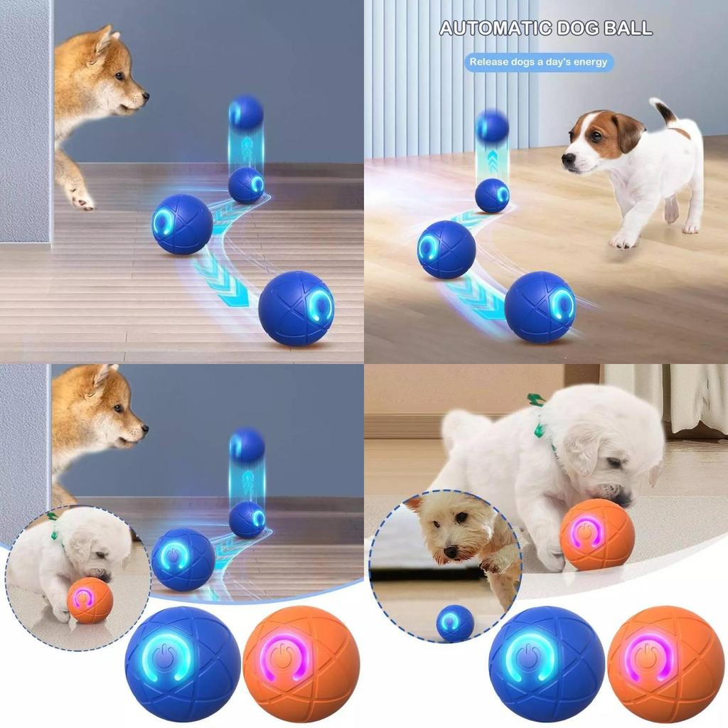 Electric Bouncing Ball Cat And Dog Toy Stimulating Fun For Active Playtime Adventures
