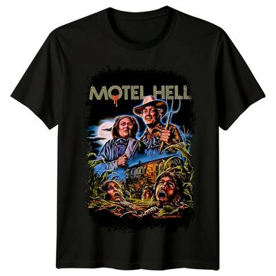 Motel Piekło (1980) T-shirt inspirowany plakatem filmowym Retro lata 80.