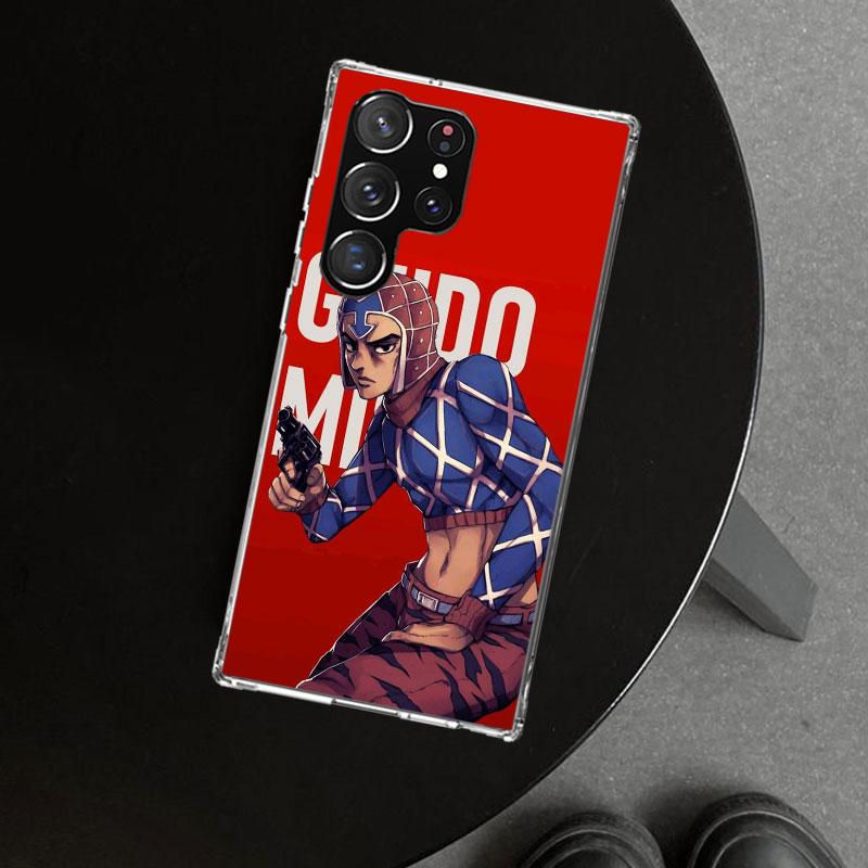 JoJo Adventure Guido Mista Phone Case Cover for Samsung Galaxy S26 S25 Edge S24 S23 Ultra S22 Plus S21 FE S20 + Art Customized F