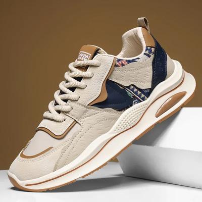 Herren Freizeit Sportschuhe Mode Weiche Sohle Schnürschuhe Laufschuhe Herren Designer Komfort Plateau Schuhe Neu