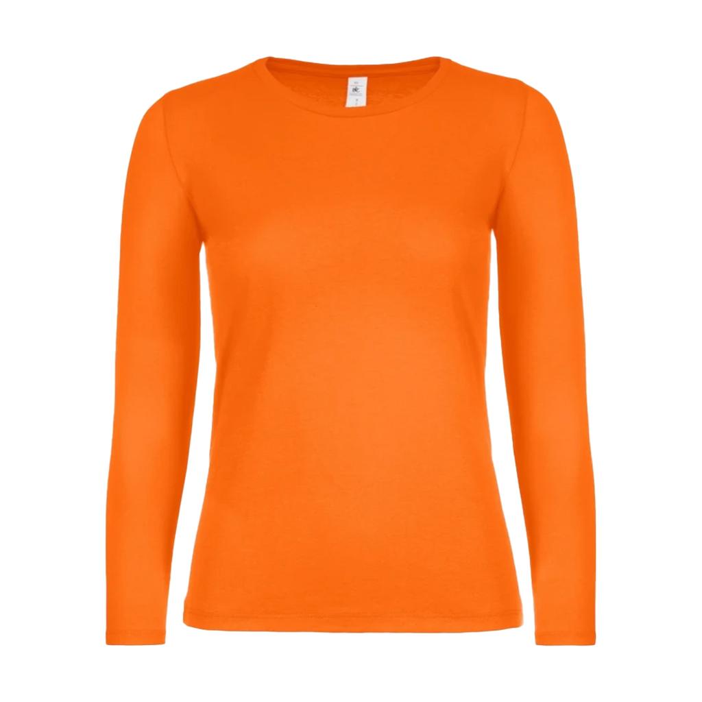 B&C Womens/Ladies #E150 Long-Sleeved T-Shirt