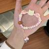 Ceramic Cute Bracelet Good-looking Kitten and Puppy Good Friend New Arrival Couple Girlfriends Woven Hand Strap Niche Style