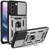 For Samsung S21 Case Galaxy S21 Plus Cover Galaxy S21+ 5G Magnetic Ring Holder Armor Phone Case Slide Camera Protect Back Cover