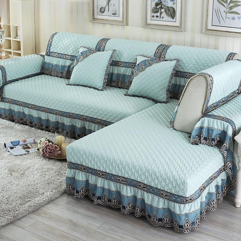 Подушка для дивана из хлопкового льна в европейском стиле — фото 5