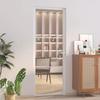 VidaXL Interior Door 76x201.5 Cm White ESG Glass and Aluminum 350568