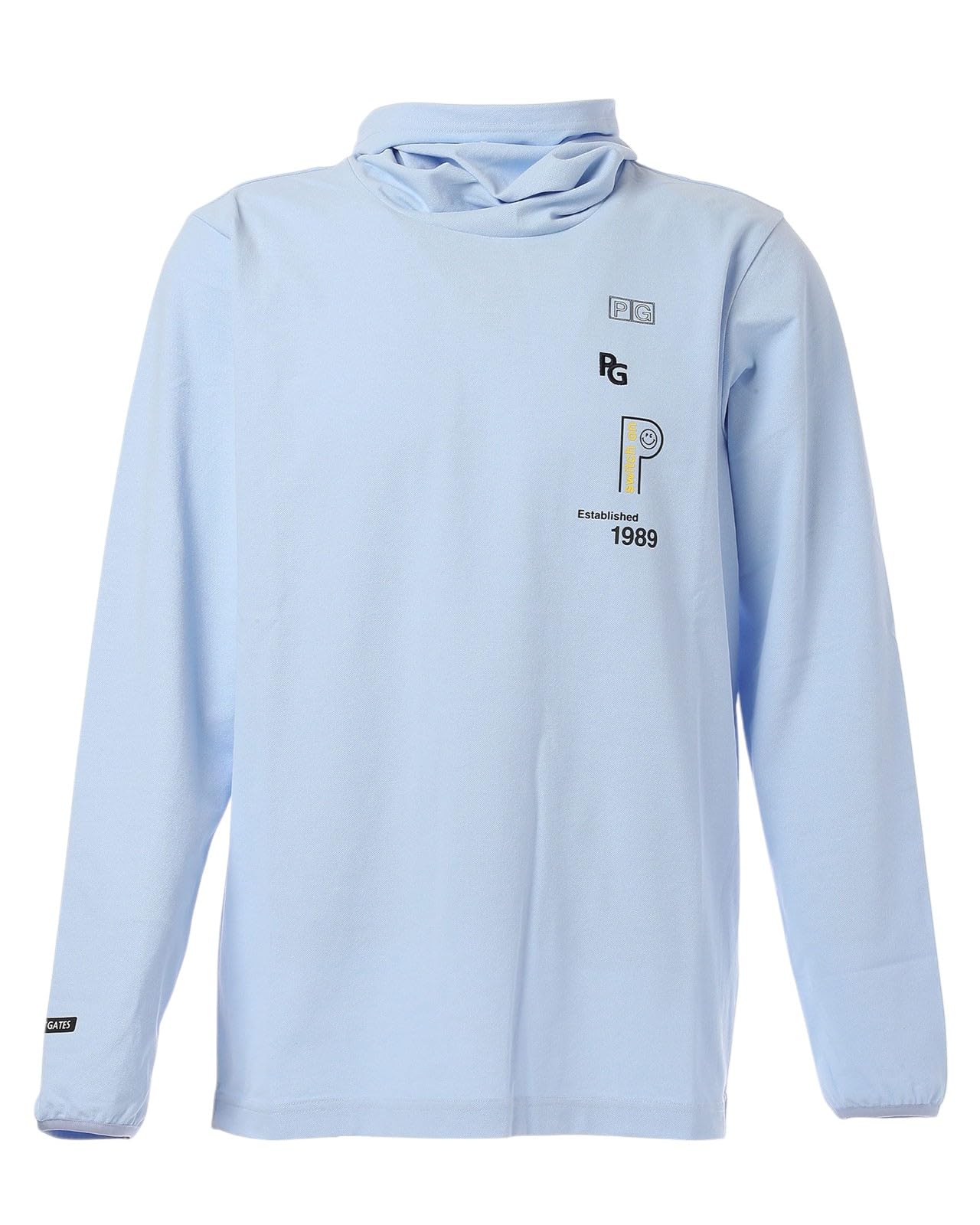 

PEARLY GATES Men s Long Sleeve High Neck Shirt (Stretch, UV Protection, Heat Shielding) / Golf Undershirt / 053-5166301 110_Ice Blue 6 [LL]