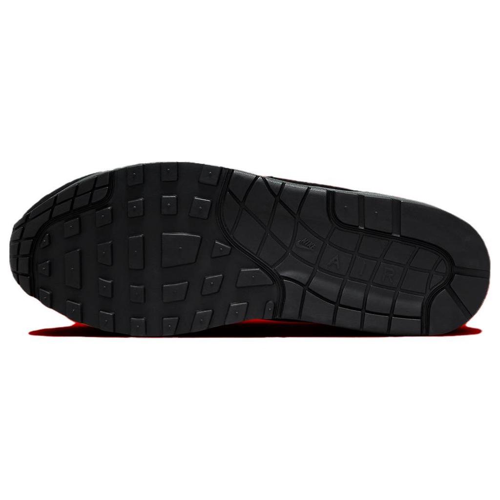 Nike Air Max 1 Nero Rosso Università Scarpe da Ginnastica Uomo Antracite FV6910-001