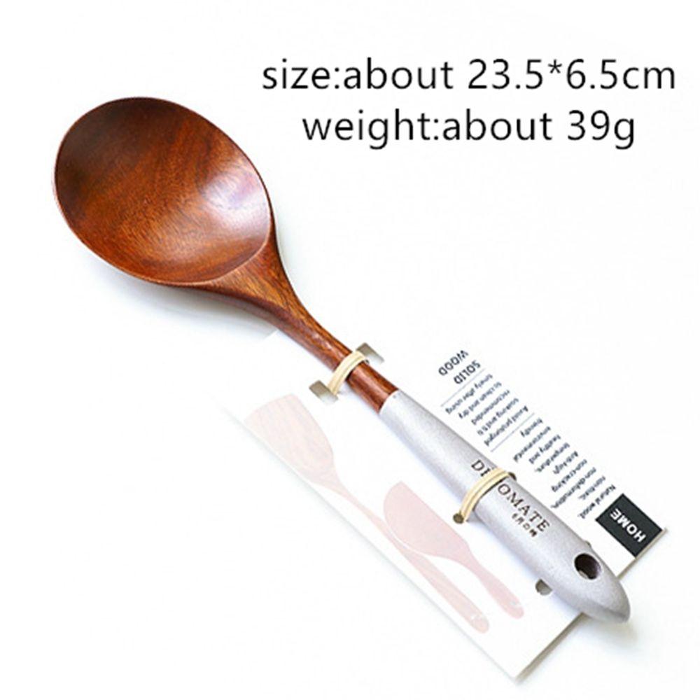 Solid Wood Home Kitchen Spoon Scoop Cooking Supplies Spatula Tableware Kitchenware Rice Spoon