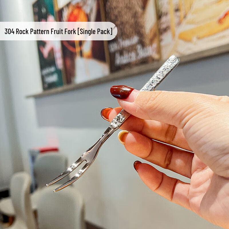 Luxury 304 Stainless Steel Fruit Fork