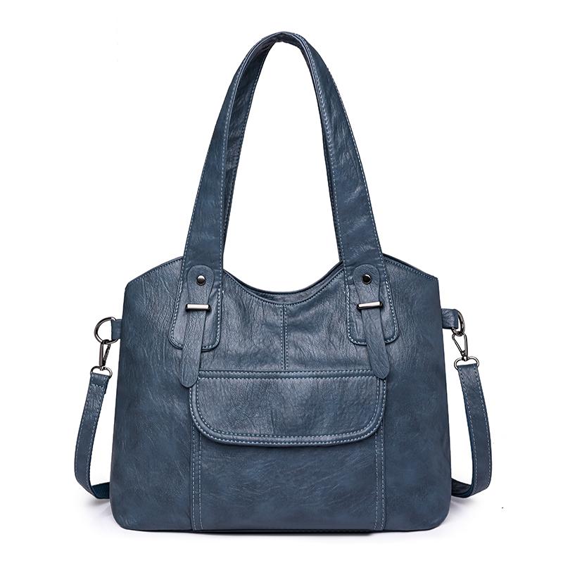 Luxury Soft Leather Handbags Designer Retro Crossbody Bags for Women  New Large Capacity Ladies Shoulder Messenger Bag