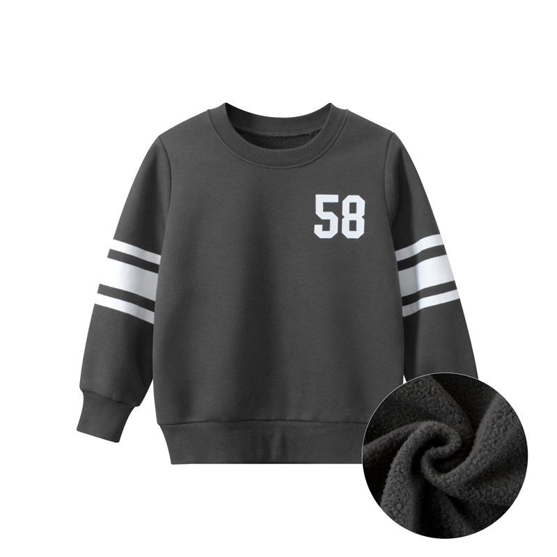 27kids Children's Pullover Sweater with Velvet - New 2024 Spring Collection