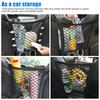 Car Dog Pet Barrier Guard Seat Safety Protector Elastic Mesh Net Storage Organizer Luggage Bag Sundries Hook Pouch