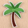5Pcs Coconut Palm Tree Embroidered Patch Iron on Patch DIY Sewing