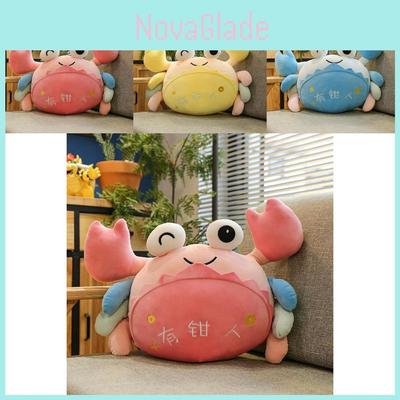Cute Cartoon Crab Plush Doll Soft Stuffed Animal Perfect Gift For Kids And Adults