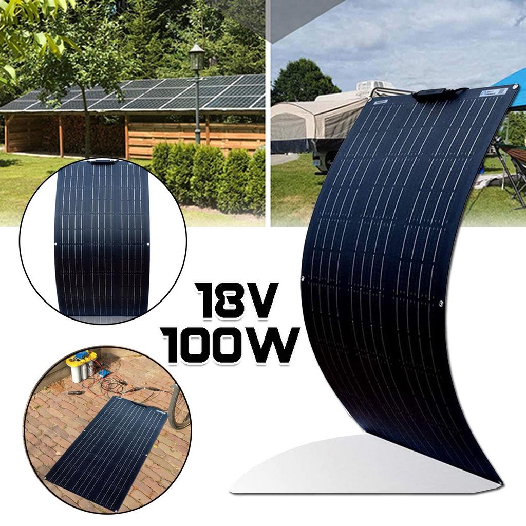 

НОВАЯ 18В 24В 4,95А ETFE Солнечная панель 200Вт Гибкая солнечная панель для 12В зарядного устройства для аккумулятора Монокристаллическая ячейка 1000Вт Комплект для домашней системы