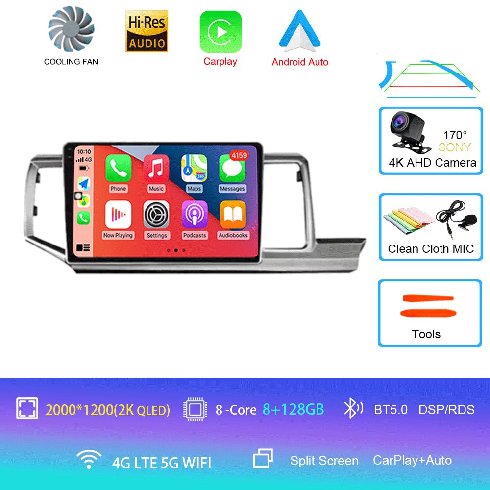 For Honda Stepwgn RHD 2009 - 2015 Android 14 Car Radio GPS Navi Multimedia Video Player Stereo Carplay Auto QLED DSP 2din DVD