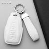 Genuine Leather Auto Smart Key Fob Cover Case Housing Fit For Geely Atlas Boyue Nl3 Coolray X6 X7 Ex7 Emgrand Kulrey Gt Gc9 Protector Key Ring