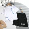 2026 Boys' Summer Sportswear: Short Sleeve and Shorts Mesh Set in 20 Colors