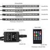 Remote Control 48 LED Atmosphere Lamp LED Strips Car Decorative Lights Foot Ambient RGB Lamp Smart  Interior Light